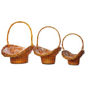 CESTA MIMBRE SET X3 50CM