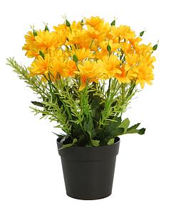 MACETA MARGARITAS ARTIFICIALES 28CM