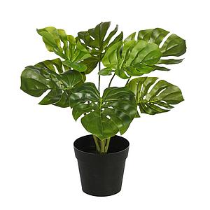 PLANTA MONSTERA ARTIFICIAL EN MACETA 48CM