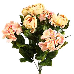 RAMO ROSA HORTENSIA X 7