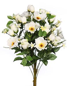 RAMO ROSAS Y ANEMONAS ARTIFICIAL  54CM 
