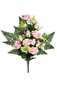 BOUQUET CAPULLOS Y ROSAS 56CM