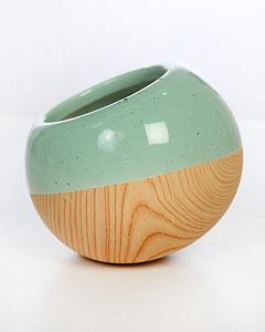 ESFERA CERAMICA BICOLOR 9CM 