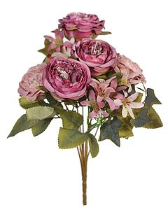 BOUQUET ROSAS ARTIFICIAL 30CM