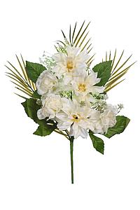 RAMO DALIAS Y CLAVELES ARTIFICIAL 48CM