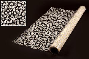 BOBINA CELOFAN MARGARITAS 70CM X 50M