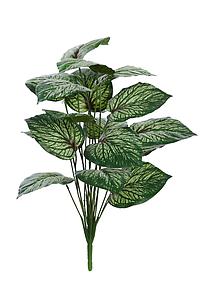 PLANTA CALADIUM VERDE ARTIFICIAL 65CM